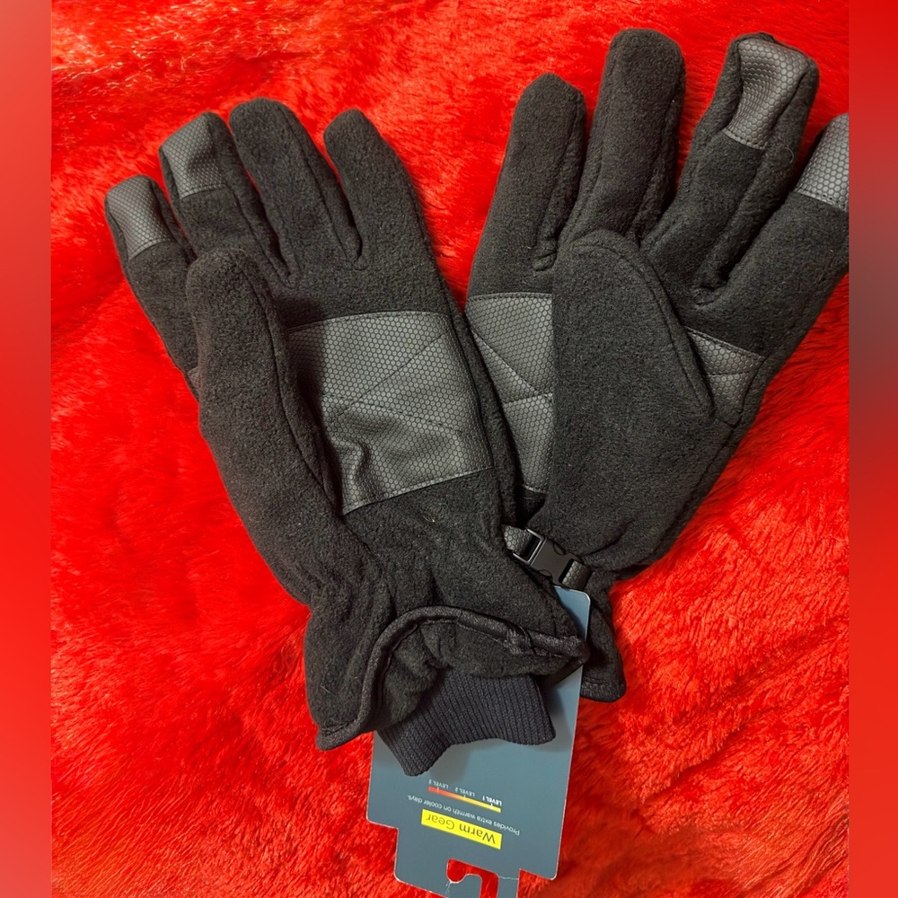 tek gear Black Thermal Winter Gloves